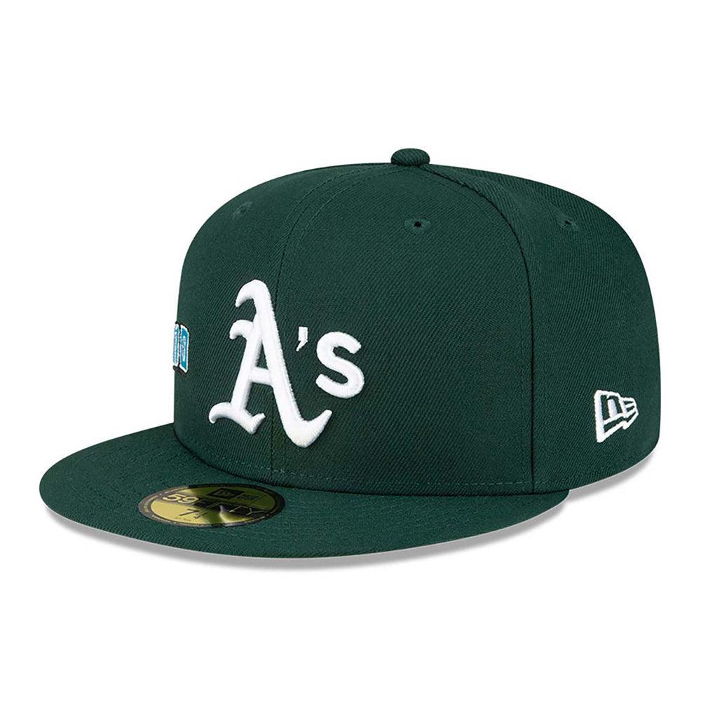 Oakland Athletics New Era Stateview 59FIFTY Fitted Hat - Green - Triple Play Caps