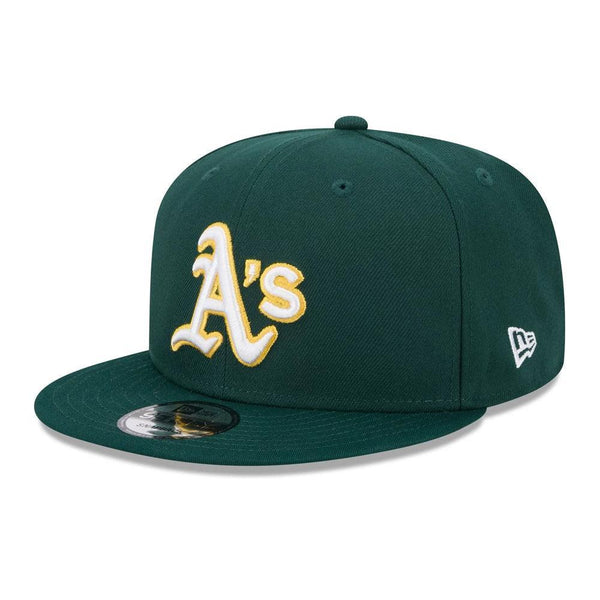 Oakland Athletics New Era Team Color 9FIFTY Snapback Hat - Green - Triple Play Caps