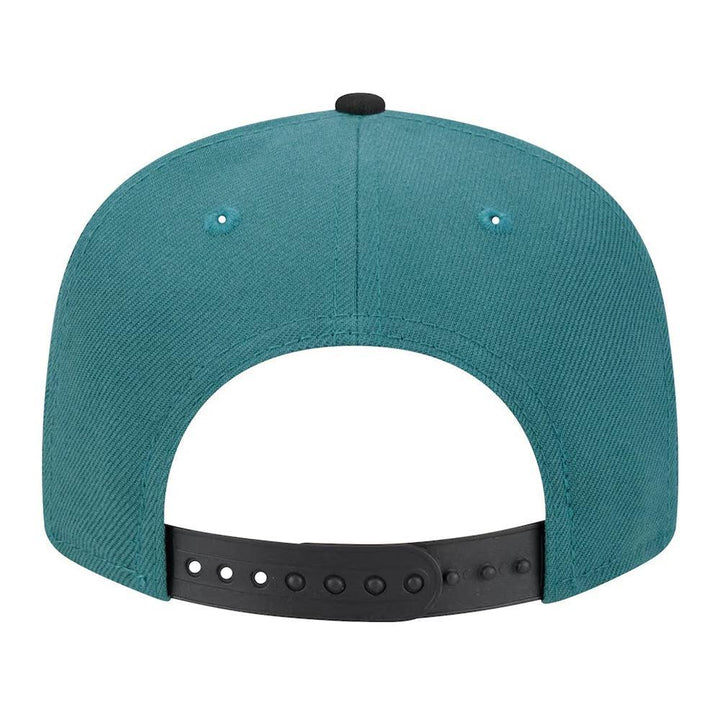 Philadelphia Eagles New Era 2-Tone Basic 9FIFTY Snapback Hat - Green/Black - Triple Play Caps