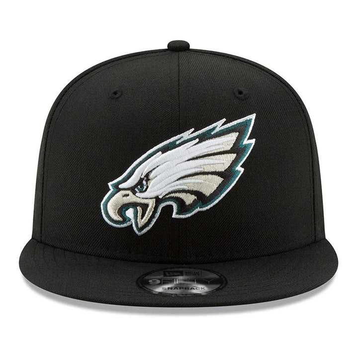 Philadelphia Eagles New Era Basic 9FIFTY Snapback Hat - Black - Triple Play Caps