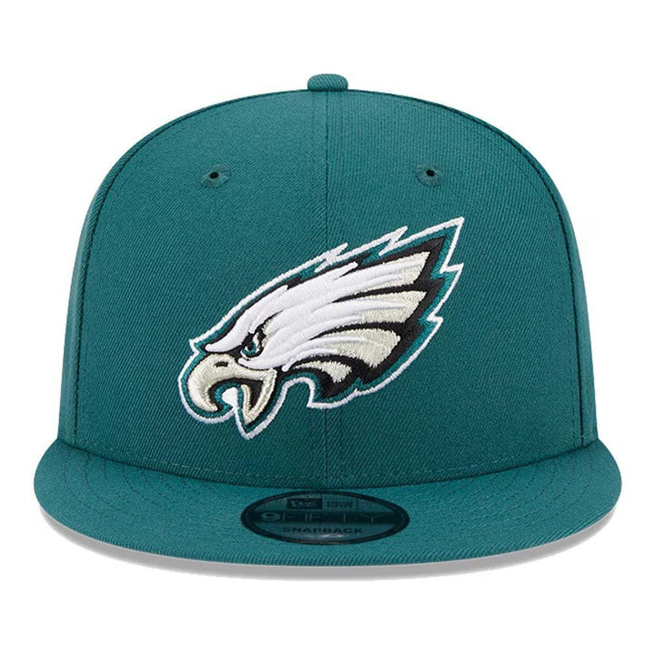 Philadelphia Eagles New Era Basic 9FIFTY Snapback Hat - Green - Triple Play Caps