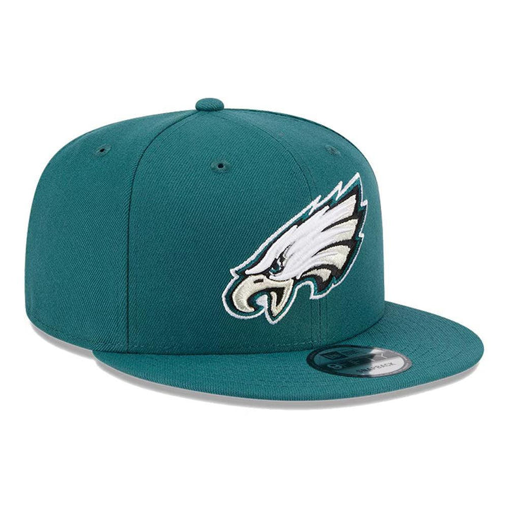 Philadelphia Eagles New Era Basic 9FIFTY Snapback Hat - Green - Triple Play Caps