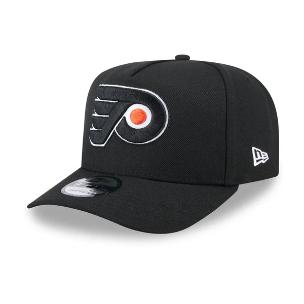 Philadelphia Flyers New Era Team Color 9FIFTY A-Frame Snapback Hat - Black - Triple Play Caps