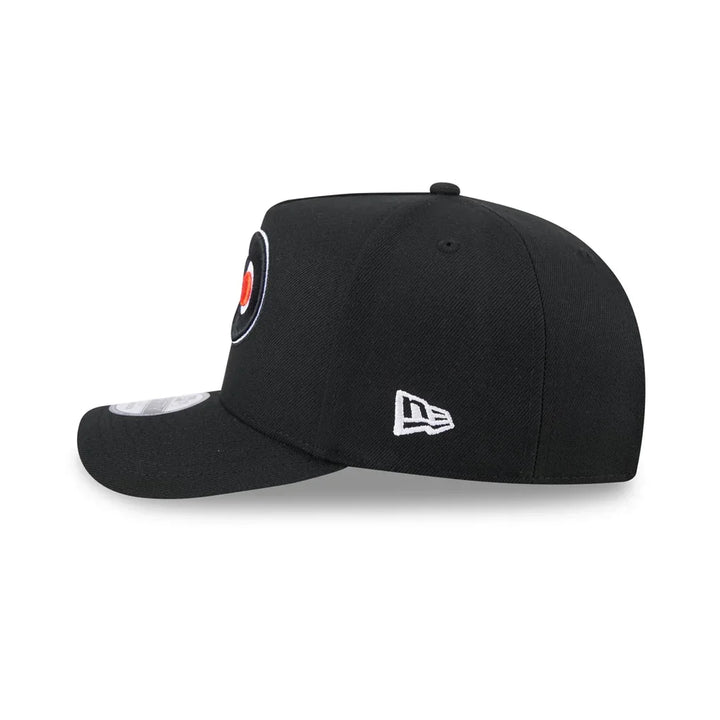 Philadelphia Flyers New Era Team Color 9FIFTY A-Frame Snapback Hat - Black - Triple Play Caps