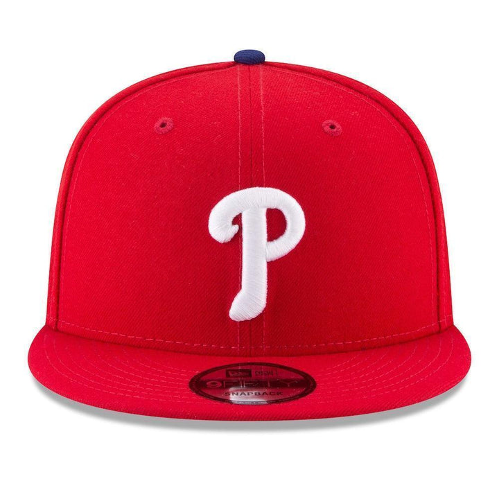 Philadelphia Phillies New Era Team Color 9FIFTY Snapback Hat - Red - Triple Play Caps