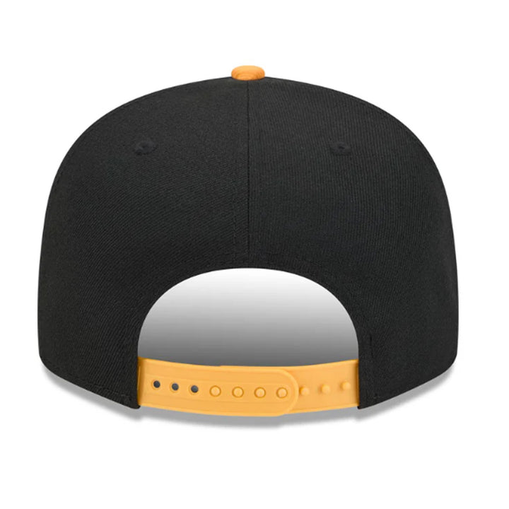 Pittsburgh Penguins New Era Team Color 9FIFTY Snapback Hat - Black/Yellow - Triple Play Caps