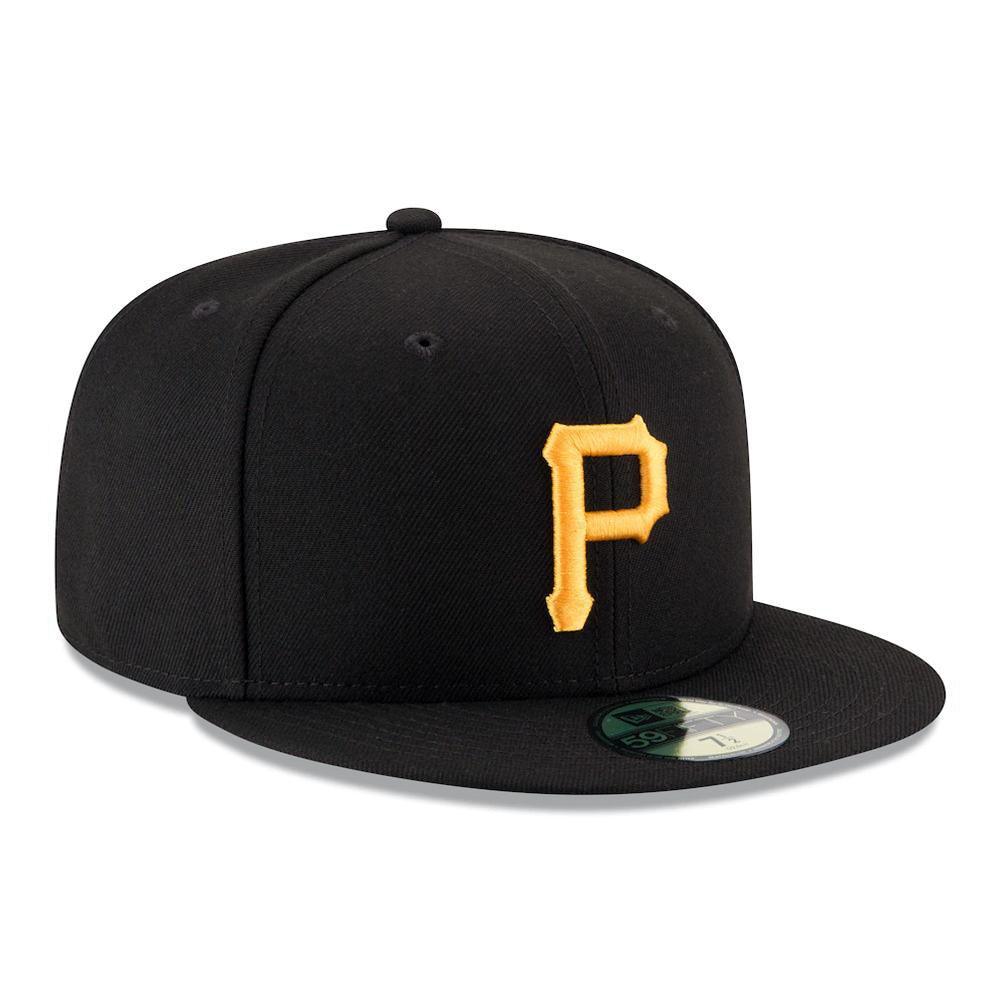 Pittsburgh Pirates New Era Authentic Collection On-Field 59FIFTY Fitted Hat - Triple Play Caps