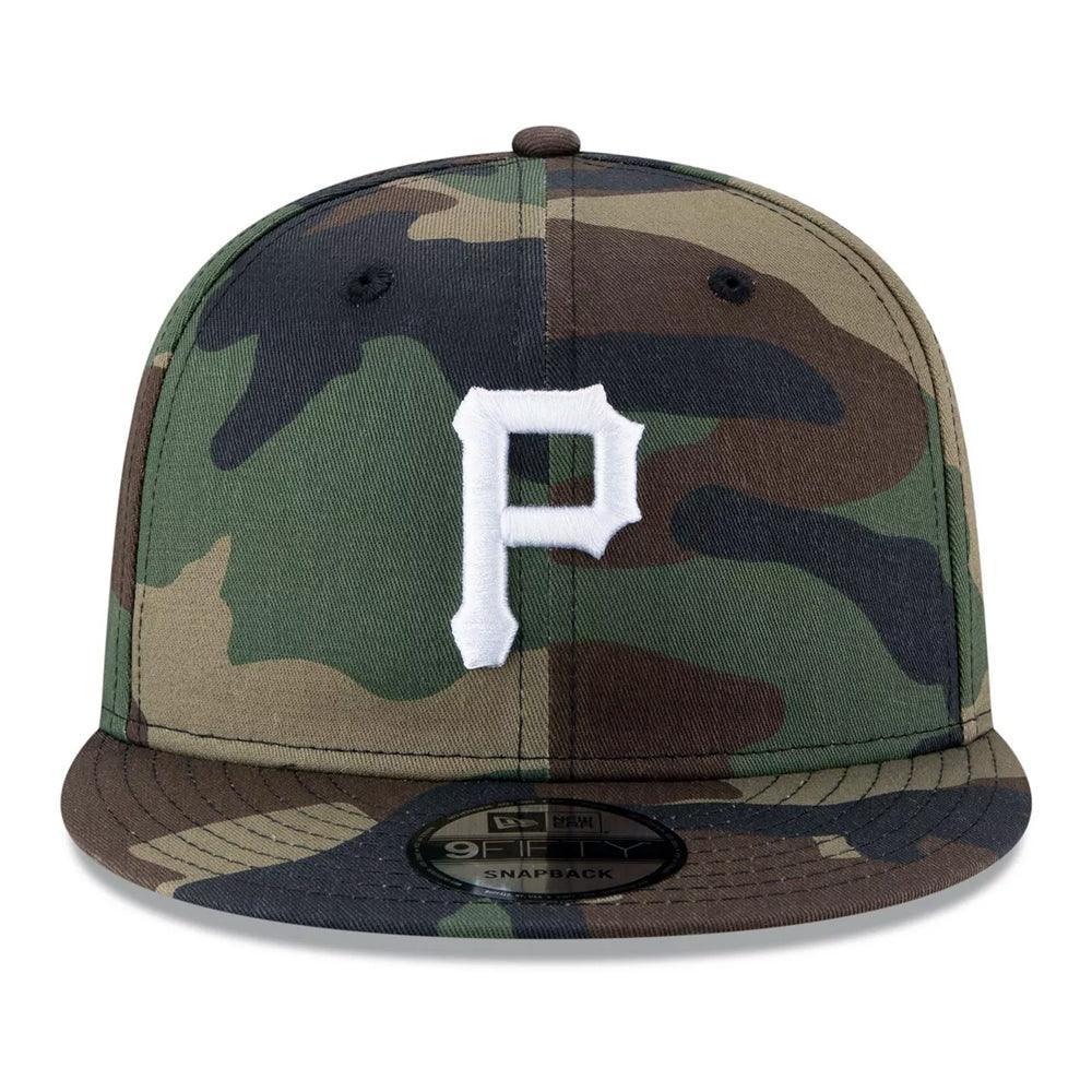 Pittsburgh Pirates New Era Camo Basic 9FIFTY Snapback Hat - Triple Play Caps