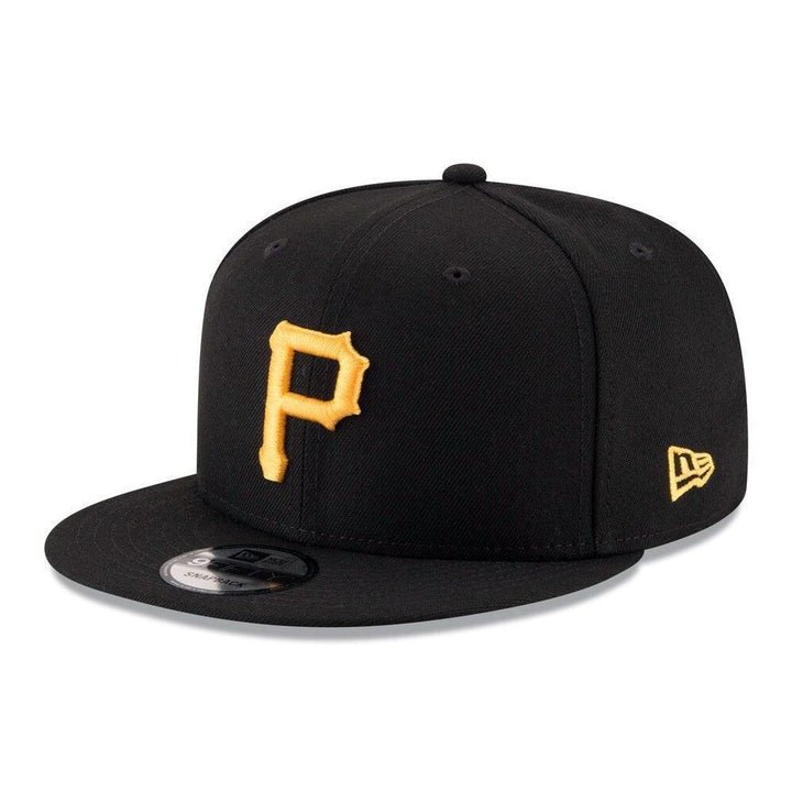Pittsburgh Pirates New Era Team Color 9FIFTY Snapback Hat - Black - Triple Play Caps