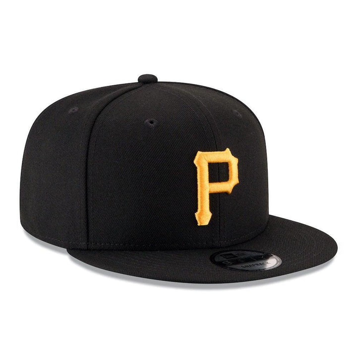 Pittsburgh Pirates New Era Team Color 9FIFTY Snapback Hat - Black - Triple Play Caps