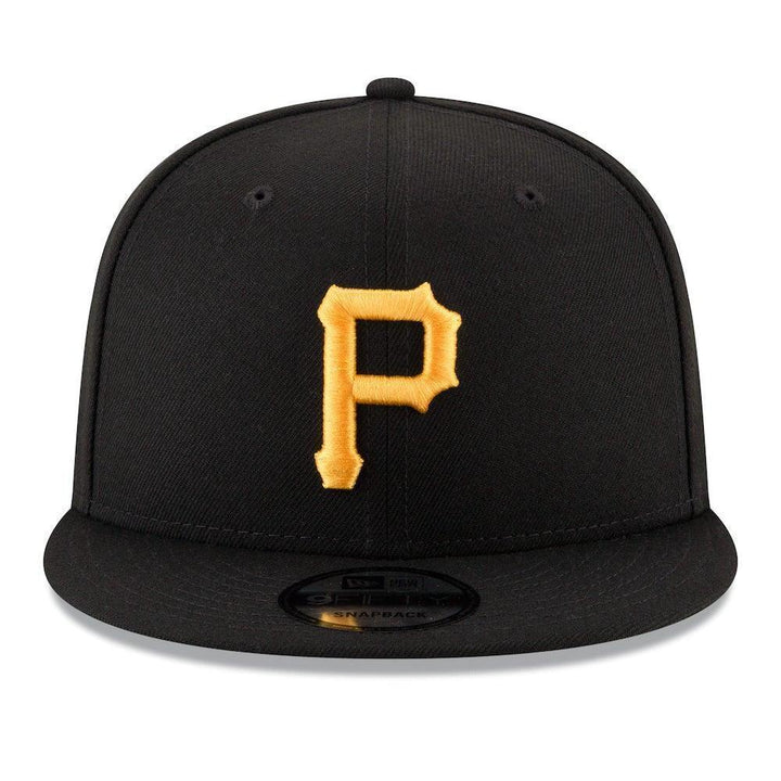 Pittsburgh Pirates New Era Team Color 9FIFTY Snapback Hat - Black - Triple Play Caps
