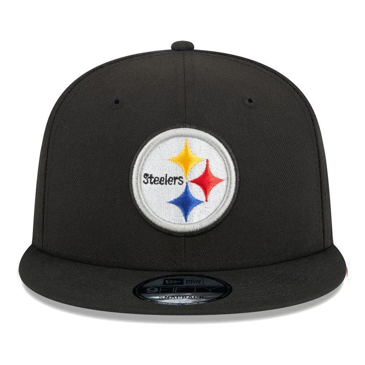 Pittsburgh Steelers New Era Super Bowl XLIII Side Patch 9FIFTY Snapback Hat - Black - Triple Play Caps