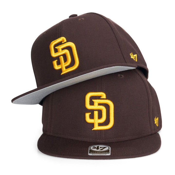 San Diego Padres 47 Brand No Shot '47 Captain - Brown - Triple Play Caps