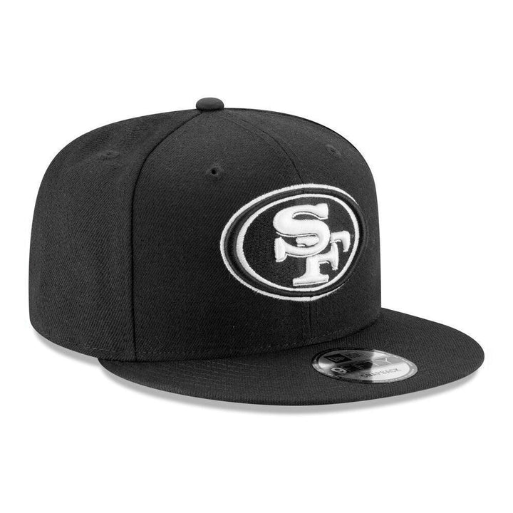 San Francisco 49ers New Era B-Dub 9FIFTY Snapback Hat - Black - Triple Play Caps
