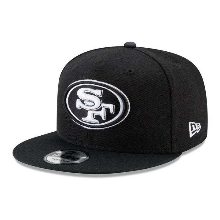 San Francisco 49ers New Era B-Dub 9FIFTY Snapback Hat - Black - Triple Play Caps