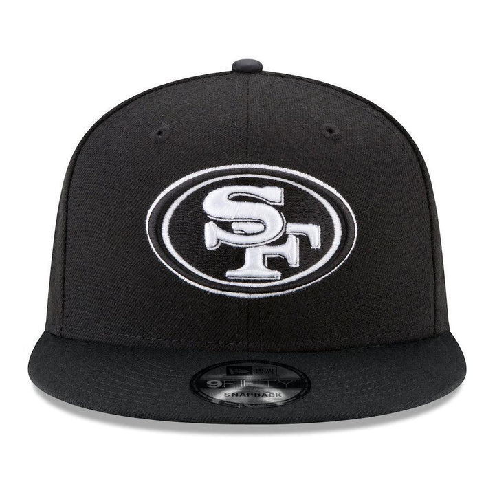 San Francisco 49ers New Era B-Dub 9FIFTY Snapback Hat - Black - Triple Play Caps