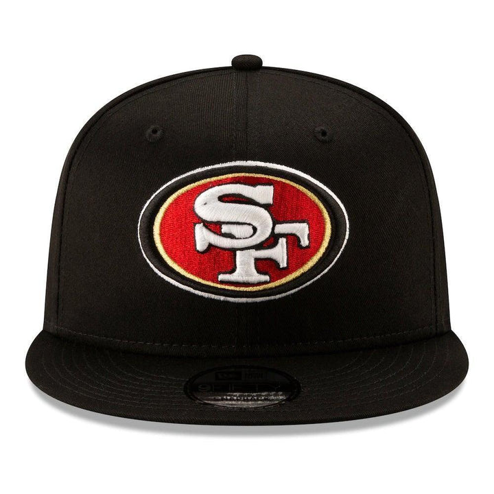 San Francisco 49ers New Era Basic 9FIFTY Snapback Hat - Black - Triple Play Caps