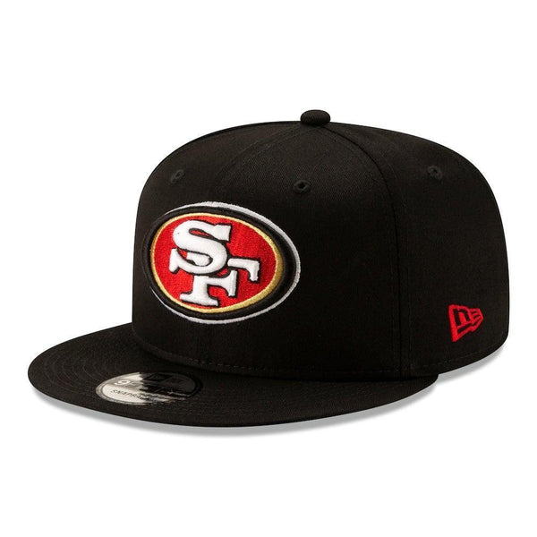 San Francisco 49ers New Era Basic 9FIFTY Snapback Hat - Black - Triple Play Caps