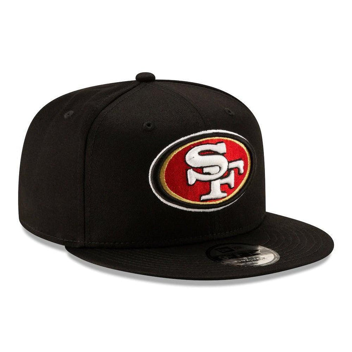 San Francisco 49ers New Era Basic 9FIFTY Snapback Hat - Black - Triple Play Caps