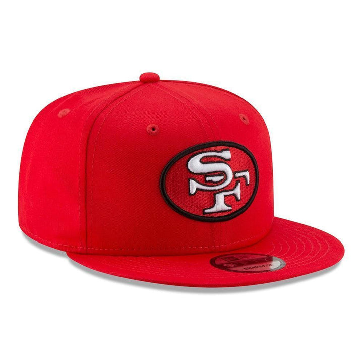 San Francisco 49ers New Era Basic 9FIFTY Snapback Hat - Scarlet - Triple Play Caps