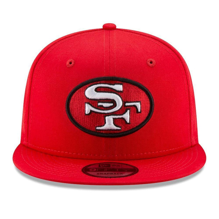San Francisco 49ers New Era Basic 9FIFTY Snapback Hat - Scarlet - Triple Play Caps