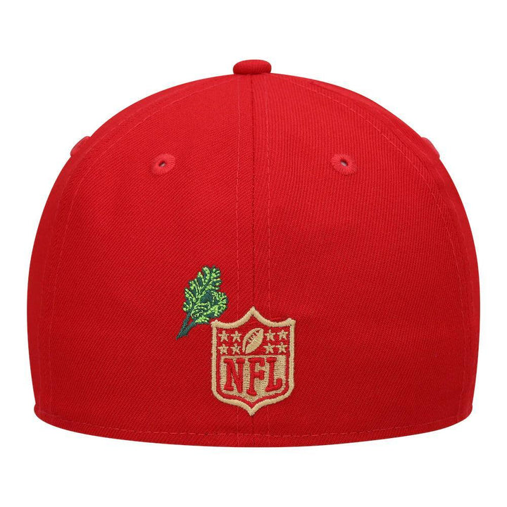 San Francisco 49ers New Era Stateview 59FIFTY Fitted Hat - Scarlet - Triple Play Caps