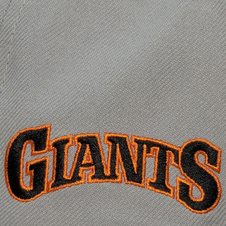 San Francisco Giants Mitchell & Ness Cooperstown Away Snapback Hat - Gray - Triple Play Caps
