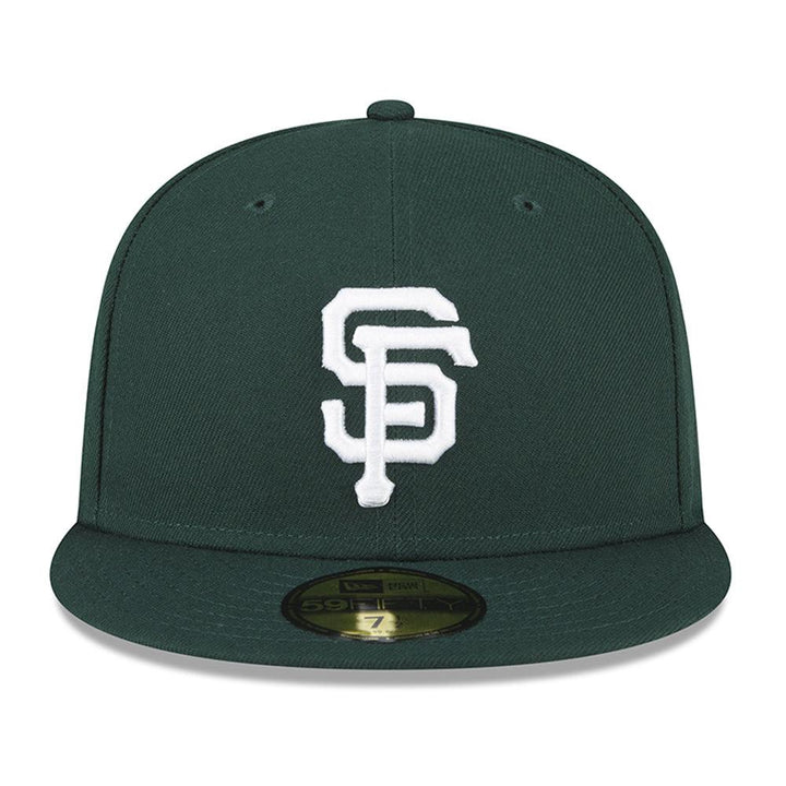 San Francisco Giants New Era Fashion Color Basic 59FIFTY Fitted Hat - Dark Green - Triple Play Caps