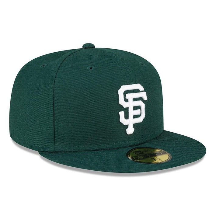 San Francisco Giants New Era Fashion Color Basic 59FIFTY Fitted Hat - Dark Green - Triple Play Caps