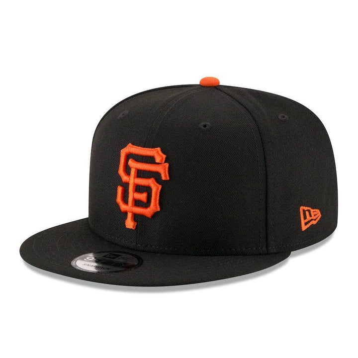 San Francisco Giants New Era Team Color 9FIFTY Snapback Hat - Black - Triple Play Caps