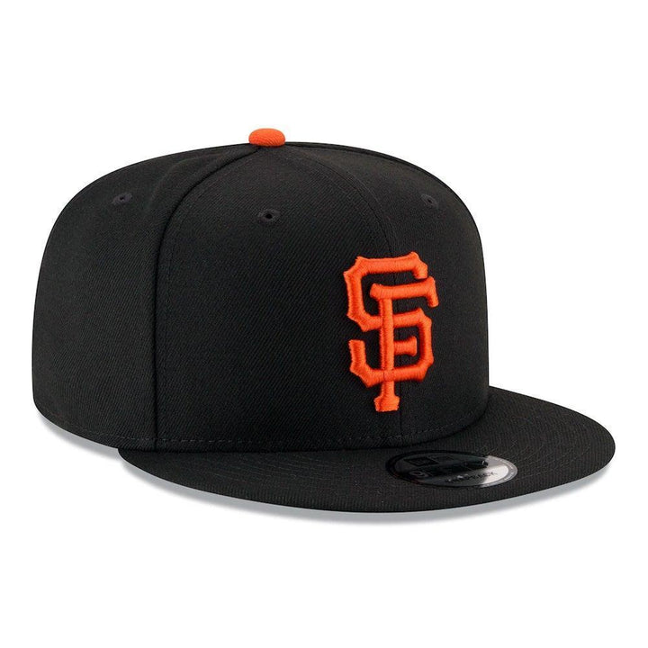 San Francisco Giants New Era Team Color 9FIFTY Snapback Hat - Black - Triple Play Caps