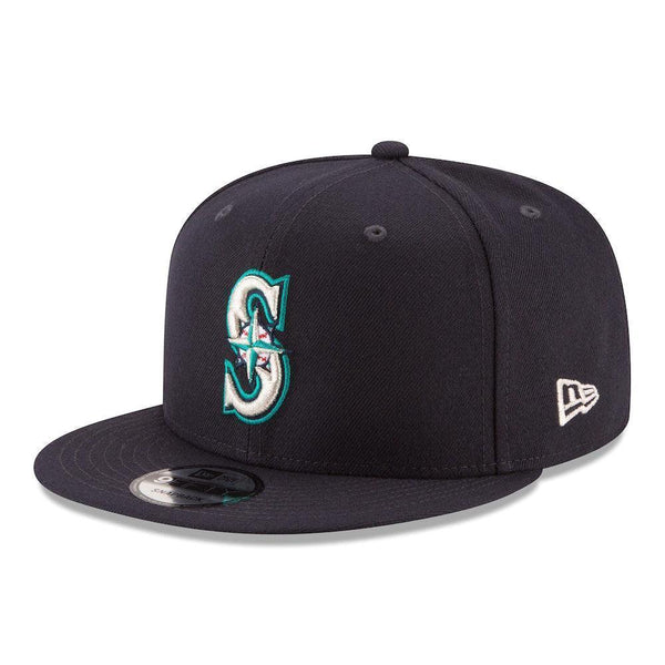 Seattle Mariners New Era Team Color 9FIFTY Snapback Hat - Navy - Triple Play Caps