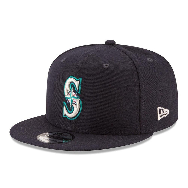 Seattle Mariners New Era Team Color 9FIFTY Snapback Hat - Navy - Triple Play Caps