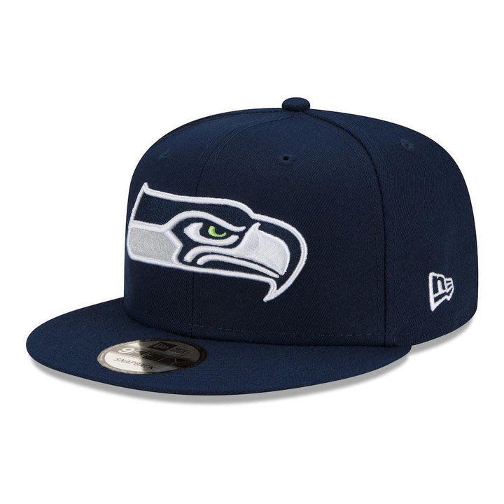 Seattle Seahawks New Era 1998 Pro Bowl Side Patch 9FIFTY Snapback Hat - Navy - Triple Play Caps