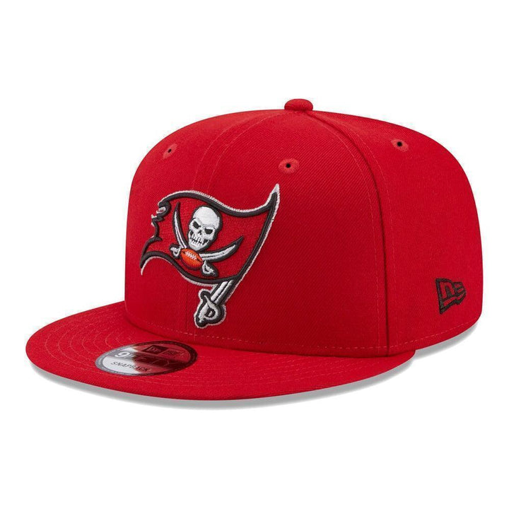 Tampa Bay Buccaneers New Era Basic 9FIFTY Snapback Hat - Red - Triple Play Caps