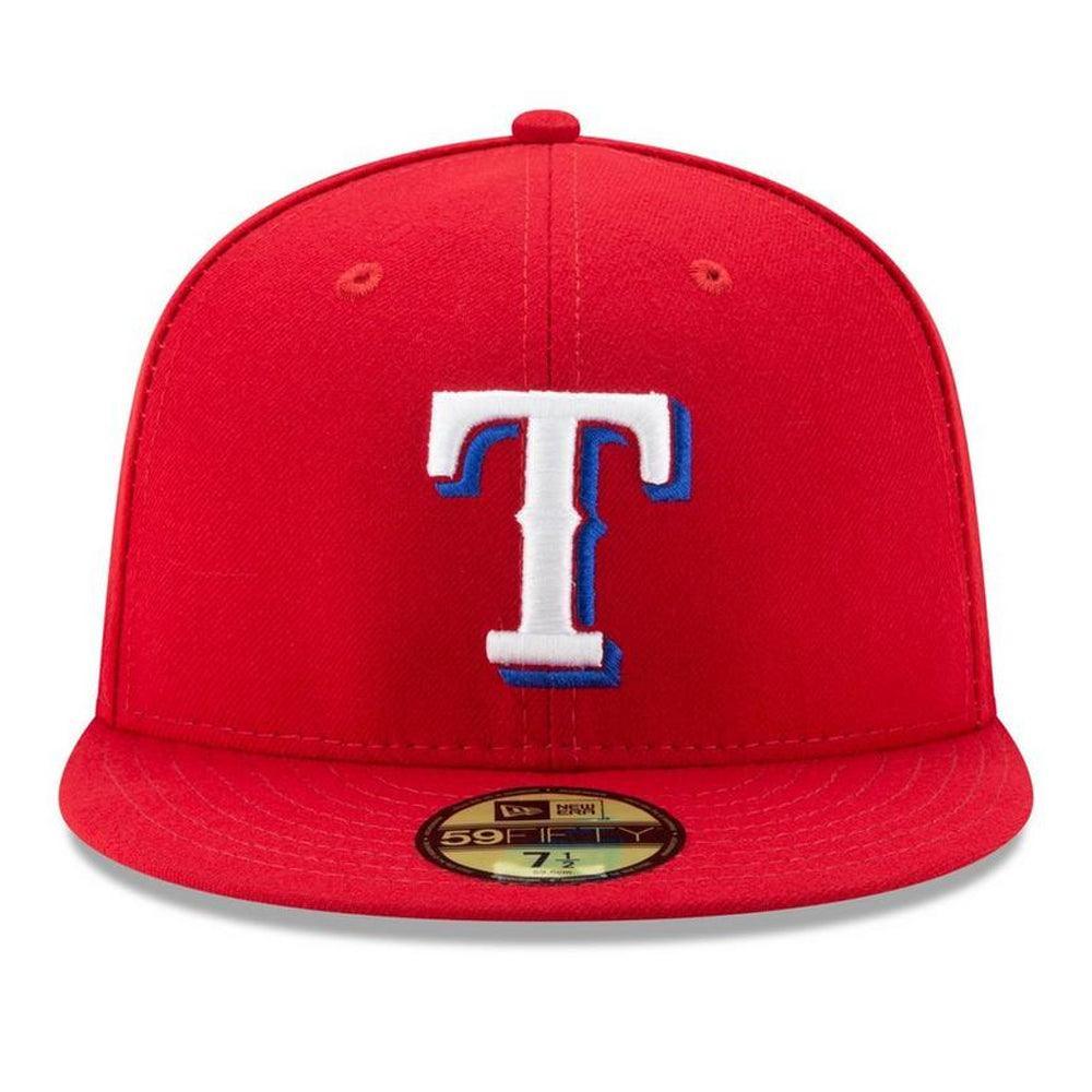 Texas Rangers New Era Authentic Collection On-Field 59FIFTY Fitted Hat - Triple Play Caps