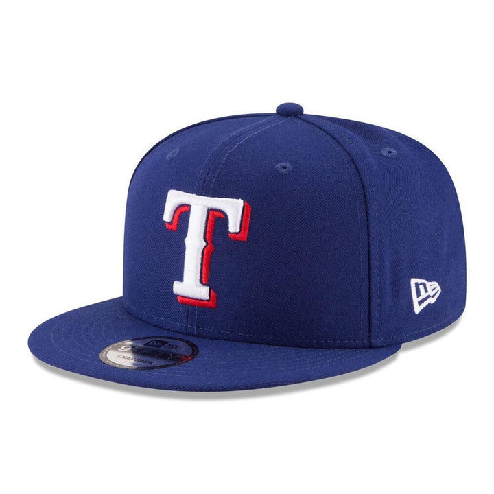 Texas Rangers New Era Team Color 9FIFTY Snapback Hat - Triple Play Caps