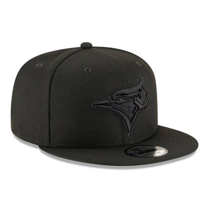 Toronto Blue Jays New Era Black on Black 9FIFTY Snapback Hat - Black - Triple Play Caps