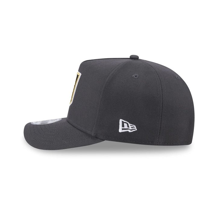 Vegas Golden Knights New Era Team Color 9FIFTY A-Frame Snapback Hat - Gray - Triple Play Caps