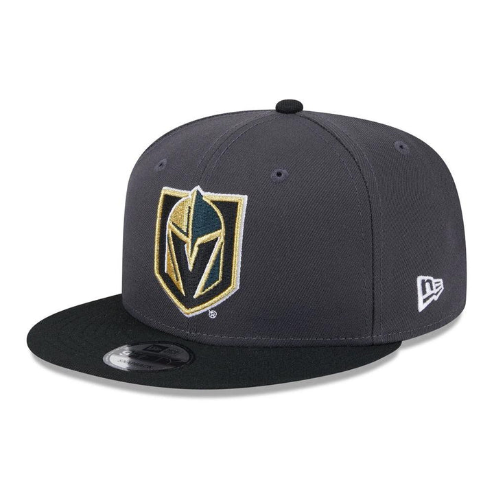Vegas Golden Knights New Era Team Color 9FIFTY Snapback Hat - Gray/Black - Triple Play Caps