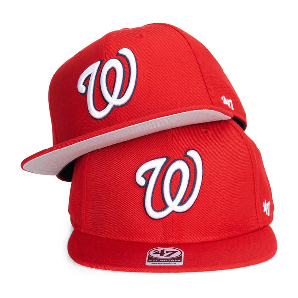 Washington Nationals 47 Brand No Shot '47 Captain - Red - Triple Play Caps