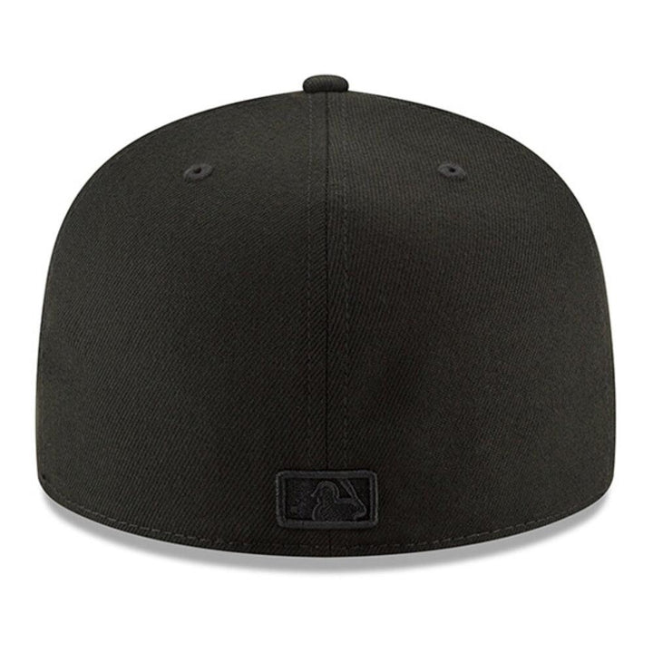 Washington Nationals New Era Black on Black Basic 59FIFTY Fitted Hat - Black - Triple Play Caps