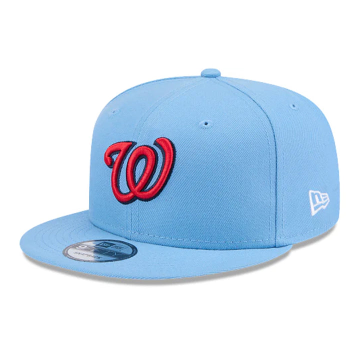 Washington Nationals New Era Sky Blue Evergreen 9FIFTY Snapback Hat - Sky Blue - Triple Play Caps