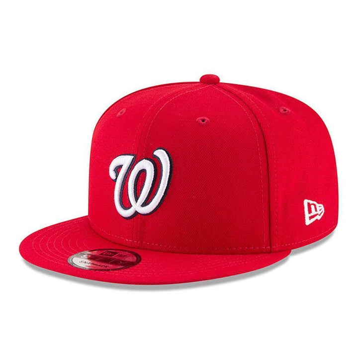 Washington Nationals New Era Team Color 9FIFTY Snapback Hat - Red - Triple Play Caps