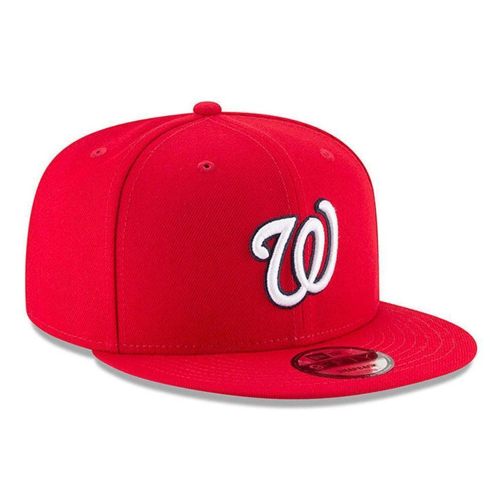 Washington Nationals New Era Team Color 9FIFTY Snapback Hat - Red - Triple Play Caps