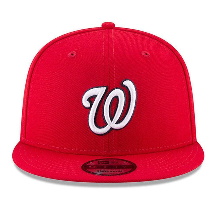 Washington Nationals New Era Team Color 9FIFTY Snapback Hat - Red - Triple Play Caps