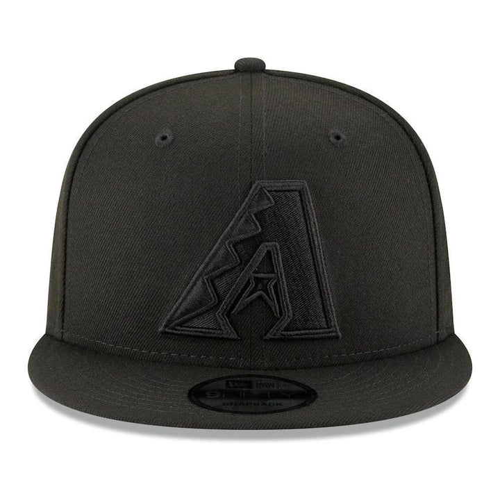 Arizona Diamondbacks New Era Black on Black 9FIFTY Snapback Hat - Black - Triple Play Caps