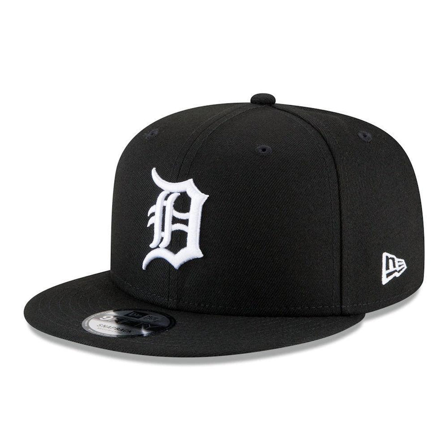 Detroit Tigers New Era Black & White 9FIFTY Snapback Hat - Black - Triple Play Caps