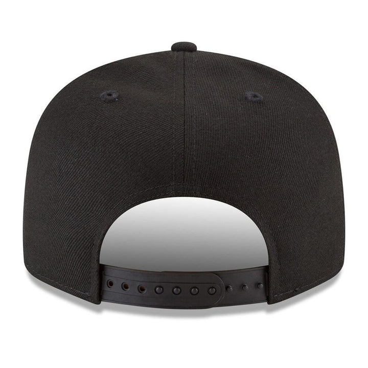 Miami Marlins New Era Black on Black 9FIFTY Snapback Hat - Black - Triple Play Caps