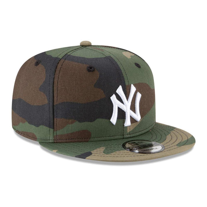 New York Yankees New Era Camo Basic 9FIFTY Snapback Hat - Triple Play Caps